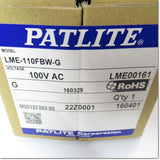 Japan (A)Unused,LME-110FBW-G  φ60 LED中型積層信号灯 ブザー付　直取付けAC100V ,Laminated Signal Lamp <Signal Tower>,PATLITE