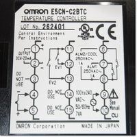 Japan (A)Unused,E5CN-C2BTC  電子温度調節器 端子台タイプ 
AC100-240V 48×48mm ,E5C (48 × 48mm),OMRON