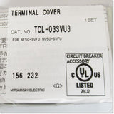 Japan (A)Unused,TCL-03SVU3  大型端子カバー3P 2個入り ,Peripherals / Low Voltage Circuit Breakers And Other,MITSUBISHI