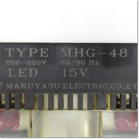 MDMHG482-2-GRE  トランス付き角形記名表示灯 AC200V ,Indicator <Lamp>,Maruyasu - Thai.FAkiki.com