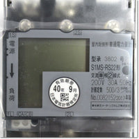 Japan (A)Unused,S1MS-RS22 省スペース型電子式電力量計 単相2線式 200V 30A 50Hz Japanese ,Electricity Meter,TOSHIBA 