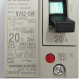 Japan (A)Unused,NV32-SVF,3P 20A 30mA Japanese equipment,Earth Leakage Breaker 3-Pole,MITSUBISHI 