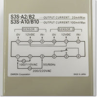 Japan (A)Unused,S3S-A10  コントローラユニット AC100/110/200/220V ,Sensor Other / Peripherals,OMRON