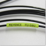 Japan (A)Unused,FU-59U　ファイバユニット 透過型 1m ,Fiber Optic Sensor Module,KEYENCE