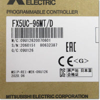 Japan (A)Unused,FX5UC-96MT/D CPUユニット DC入力 トランジスタ出力 DC24V ,Main Module,MITSUBISHI 