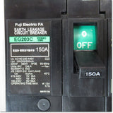 Japan (A)Unused,EG203C 3P ​​150A 100/200/500mA Japanese Earth Leakage Breaker 3-Pole,Fuji 