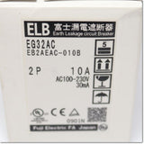 Japan (A)Unused,EG32AC,2P 10A 30mA  漏電遮断器 ,Earth Leakage Circuit Breaker 2-Pole,Fuji