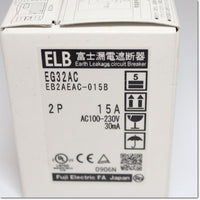 Japan (A)Unused,EG32AC,2P 15A 30mA 漏電遮断器 ,Earth Leakage Circuit Breaker 2-Pole,Fuji 