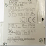 Japan (A)Unused,CP30-BA,1P 2-M 0.5A　サーキットプロテクタ 補助スイッチ付き ,Circuit Protector 1-Pole,MITSUBISHI