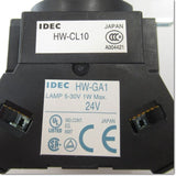 Japan (A)Unused,HW1L-MF210Q4G φ22 automatic switch 1a AC/DC24V ,Illuminated Push Button Switch,IDEC 