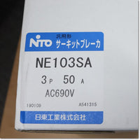 Japan (A)Unused,NE103SA 3P 50A　サーキットブレーカ ,MCCB 3 Poles,NITTO