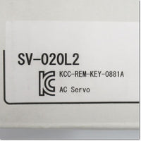 Japan (A)Unused,SV-020L2  サーボアンプ 三相または単相AC200-230V 200W　MECHATROLINK-Ⅱタイプ ,KEYENCE,KEYENCE