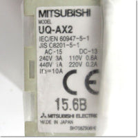 Japan (A)Unused,UQ-AX2  補助接点ユニット 1a1b ,Electromagnetic Contactor / Switch Other,MITSUBISHI