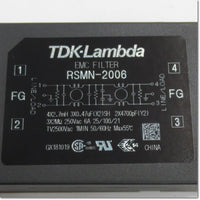 Japan (A)Unused,RSMN-2006D　ノイズフィルタ 6A DINレール取付タイプ ,Noise Filter / Surge Suppressor,TDK
