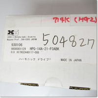 Japan (A)Unused,HPG-14A-21-F0ABK　減速機 取付角60mm 減速比21 ,Reduction Gear (GearHead),Other