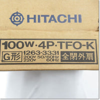 Japan (A)Unused,TFO-K 100W 4P 三相モータ ,Induction Motor (Three-Phase),HITACHI 