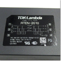 Japan (A)Unused,RTEN-2010  電源ライン用EMCフィルタ 10A ,Noise Filter / Surge Suppressor,TDK
