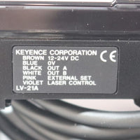 Japan (A)Unused,LV-21A　デジタルレーザセンサ アンプ 親機 ,Laser Sensor Amplifier,KEYENCE