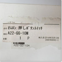 Japan (A)Unused,A22-GG-10M  φ22 押ボタンスイッチ 丸形フルガード形 1a ,Push-Button Switch,OMRON
