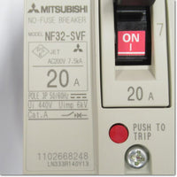 Japan (A)Unused,NF32-SVF,3P 20A  ノーヒューズ遮断器 ,MCCB 3 Poles,MITSUBISHI