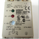 Japan (A)Unused,S82K-00715 スイッチング・パワーサプライ 15V 0.5A ,DC15V Output,OMRON