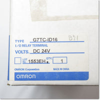 Japan (A)Unused,G7TC-ID16  I/Oリレーターミナル 入力用 ,I / O Relay Terminal,OMRON