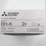Japan (A)Unused,BH-K,2P 20A　ノーヒューズ遮断器 ,MCCB 2-Pole,MITSUBISHI