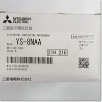 Japan (A)Unused,YS-8NAA 5A 0-40-120A 40/5A BR  交流電流計　3倍延長 赤針付き　 ,Ammeter,MITSUBISHI