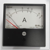 Japan (A)Unused,YS-8NAA 5A 0-5-15A DRCT BR Ammeter,Ammeter,MITSUBISHI 