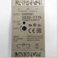 Japan (A)Unused,S82S-7715  スイッチング・パワーサプライ 15V 0.5A ,DC15V Output,OMRON