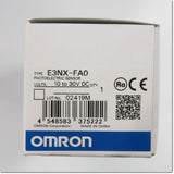 Japan (A)Unused,E3NX-FA0　スマートファイバアンプ センサ通信ユニットタイプ ,Fiber Optic Sensor Amplifier,OMRON