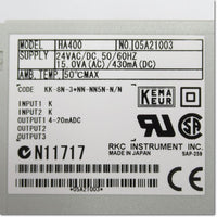 Japan (A)Unused,HA400-KK-8N-3*NN-NN5N-N/N Japanese electronic equipment AC/DC24V 48×96mm ,Temperature Regulator (RKC),RKC 
