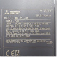 Japan (A)Unused,MR-J5-70A  サーボアンプ 三相または単相AC200V～240V,DC283V～340V 0.75kW ,MR-J5,MITSUBISHI