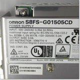 Japan (A)Unused,S8FS-G01505CD　スイッチング・パワーサプライ 5V 3A ,DC5V Output,OMRON