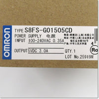 Japan (A)Unused,S8FS-G01505CD　スイッチング・パワーサプライ 5V 3A ,DC5V Output,OMRON