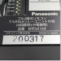 Japan (A)Unused,WR34169  リレー制御用T/U 4回路用 ,Wiring Materials Other,Panasonic