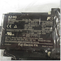 Japan (A)Unused,SJ-0WG/N3H/T,DC24V 0.95-1.45A 1a  電磁開閉器 端子カバー付き　インジケータ付き ,Irreversible Type Electromagnetic Switch,Fuji