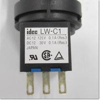 Japan (A)Unused,LW1B-M2C1R  φ22 押ボタンスイッチ 丸形 1c ,Push-Button Switch,IDEC