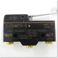 Japan (A)Unused,Z-15GW255-B  一般用基本スイッチ ヒンジ・ローラ・レバー形 ねじ締め端子 1c ,Micro Switch,OMRON