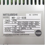 Japan (A)Unused,MR-J2-40B 　サーボアンプ AC200V 0.4kW SSCNET対応 ,MR-J2,MITSUBISHI