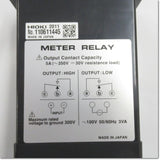 Japan (A)Unused,2103HL　AC100V  盤組み込み用機器メータリレー 5A DC2A ,meter Relay,Other
