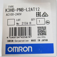Japan (A)Unused,K3HB-PNB-L2AT12 AC100-240V  タイムインターバルメータ ,Digital Panel Meters,OMRON