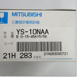 Japan (A)Unused,YS-10NAA 5A 0-15-45A 15/5A B　交流電流計　3倍延長 ,Ammeter,MITSUBISHI