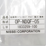 Japan (A)Unused,OP-NDQF-05  ACサーボギアモータ AEF専用動力ケーブル 5m ,Motor Speed Reducer Other,NISSEI
