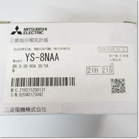 Japan (A)Unused,YS-8NAA 5A 0-30-90A CT30/5A BR  交流電流計 三倍延長 赤針付き ,Ammeter,MITSUBISHI
