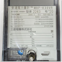 Japan (A)Unused,M8P-K30VR 3P3W AC200V 5A  電子式表面形電力量計 ,Electricity Meter,MITSUBISHI