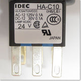 Japan (A)Unused,HA1L-M1C14G　φ16 照光ボタンスイッチ 丸形 1c AC/DC24V ,Illuminated Push Button Switch,IDEC