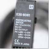 Japan (A)Unused,E3S-BD61 Japanese equipment,Built-in Amplifier Photoelectric Sensor,OMRON 