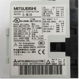 Japan (A)Unused,MSO-N10CXSA AC100V 4-6A 1a　電磁開閉器 サージ吸収器内蔵形 ,Irreversible Type Electromagnetic Switch,MITSUBISHI