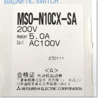 Japan (A)Unused,MSO-N10CXSA AC100V 4-6A 1a　電磁開閉器 サージ吸収器内蔵形 ,Irreversible Type Electromagnetic Switch,MITSUBISHI